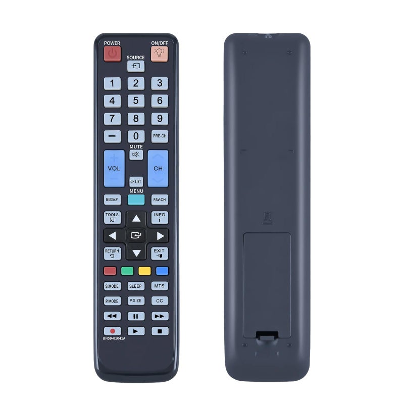 econtrolly BN59-01041A Replace Remote for Samsung TVs LN46C630K1F LN46D610M4F LN37C550J1F LN32C550J1F LN40C550J1F LN40C610N1F LN40C630K1F PN50C590G4F PN58C550G1F PN63C550G1F PN63C590G4F - Image 2